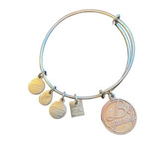 Alex and Ani Silver Be Yourself Charm Bracelet